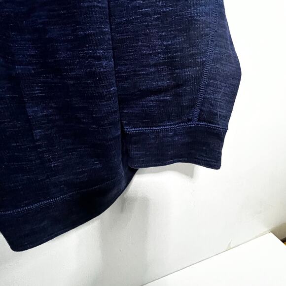 Tommy Bahama Jeans Reversible Dark Blue 1/4 Zip Mens Pullover Sweater Size XXL - Picture 7 of 14